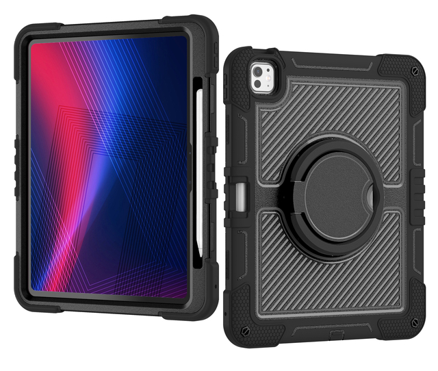 Premium Rugged for iPad Pro13 Tablet Cover Anti Drop Protection Case with Shockproof Design for Outdoor Activities Travel Work