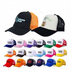 Casquette de camionneur personnalisée à 5 panneaux avec impression en relief, livraison rapide pour événements sportifs, broderie, style sportif - Product Image 1