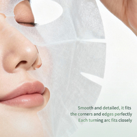 Feuilles de masque compressées jetables à forte absorption 100% coton naturel hypoallergénique Masque facial DIY pour peaux sensibles Approvisionnement en vrac