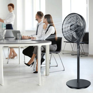 Solar Floor <b>Fan</b> 16 Inch Oscillating 3 Speeds With Remote Control And Solar Panel For Home And Dormitory Use - Product Image 4