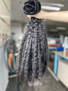 Clip rizado en el cabello peluca rizada pelucas de cabello humano cutícula alineada cabello NTP - Product Image 5