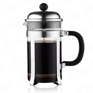 ชุดเครื่องชงกาแฟเฟรนช์เพรสขนาดใหญ่ ความจุสูง ทำจากแก้วบอโรซิลิเกตคุณภาพสูง พร้อมตัวกรองสแตนเลส สำหรับชงกาแฟและชา - Product Image 4