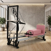 Studio Pilates Tmax Cama De Pilates, Reformer Pilates dengan Torre Aluminium, Reformer Pilates dengan Per Pegas Jerman, Logo Custom untuk Grosir, Bersertifikasi CE ISO