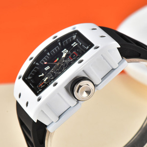 2024 Top Brand Luxury <strong>Fashion</strong> Hollow Out Quartz <strong>Watch</strong> Richard Men Sport Waterproof Silicone <strong>Watch</strong> With Pointer Display - Product Image 4