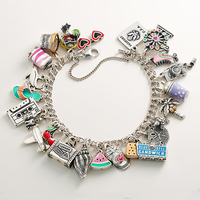 Pendentif vintage DIY en argent sterling S925 de style James Avery, adapté aux femmes bohèmes pour un usage quotidien et pour offrir en cadeau