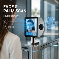 Máquina Inteligente de Control de Asistencia con Reconocimiento Facial de 8 Pulgadas, Lector de Control de Acceso con WiFi, Wiegand 26, RS485