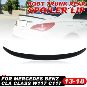 สปอยเลอร์หลังคาท้ายรถยนต์ W117 Wing Lip สำหรับ Mercedes Benz CLA Class W117 C117 2013-2018 4 ประตู ซีดาน - Product Image 1