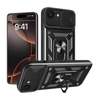 <span class=keywords><strong>Funda</strong></span> para Teléfono con Anillo de Diseño Animal para 17 Pro Max, con Cubierta Protectora Antigolpes para 7 Shunjia Push Window - Product Image 1