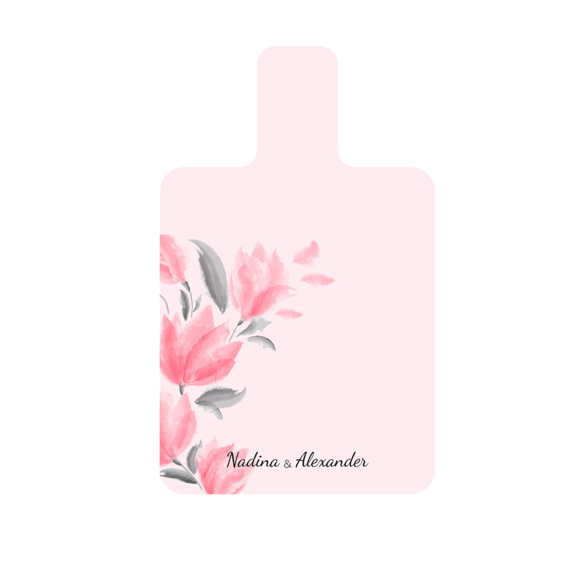 Colchoneta de pilates de felpa con diseño floral en ante sombreado.