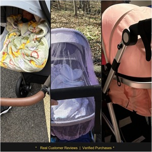 Passeggino 3-in-1 High Landscape con Navicella e <span class=keywords><strong>Seggiolino</strong></span> <span class=keywords><strong>Auto</strong></span>, Capacità di Carico 15kg, Certificato AU/EU per Neonati fino a 3 Anni - Product Image 5