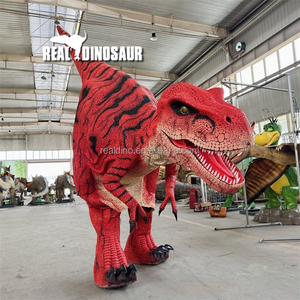 Disfraz de Tiranosaurio <span class=keywords><strong>Rex</strong></span> Animatrónico Realista de Tamaño Natural, Traje de Dinosaurio para Eventos de Halloween - Product Image 6
