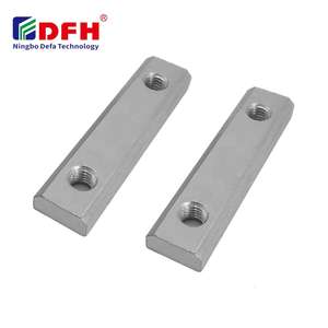 Заводская оптовая цена DFH: Двухотверстная прямоугольная гайка-гайка (T-образная) M10/M12, экономичная, вставная - Product Image 1