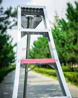Escalera de Aluminio de Alta Calidad para Recolección de Frutas, Fácil de Plegar y Ligera, para Jardín Agrícola y Cosecha en Granja, Trípode