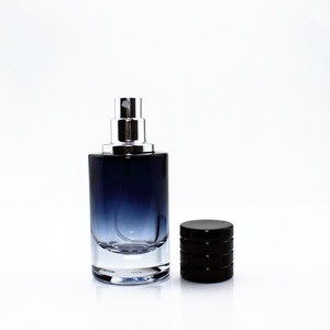 Round Glass Perfume Bottle 30ml Spray Mist Dispenser Thickened Skincare Cosmetic <b>Container</b> With Cover - Product Image 5