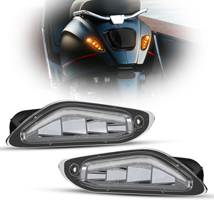 ไฟเลี้ยวหลังแบบ LED E-mark สำหรับ <span class=keywords><strong>Vespa</strong></span> <span class=keywords><strong>Sprint</strong></span> / Primavera 50 125 <span class=keywords><strong>150</strong></span> ปี 2014-2025 อุปกรณ์เสริมรถจักรยานยนต์สกู๊ตเตอร์ - Product Image 1