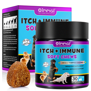 Oimmal, <span class=keywords><strong>los</strong></span> Más Vendidos, Golosinas Masticables Suaves para <span class=keywords><strong>Perros</strong></span>, Distribuidor Mayorista, Suplemento para la Salud de la Piel con Omega-3, Enzimas de Calabaza, Refuerzo Inmunológico - Product Image 3
