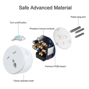Tuya hindistan 10A akıllı <span class=keywords><strong>WiFi</strong></span> prizi akıllı yaşam Alexa Google ev güney afrika fiş kablosuz uzaktan kumanda soketi ile çalışır - Product Image 5