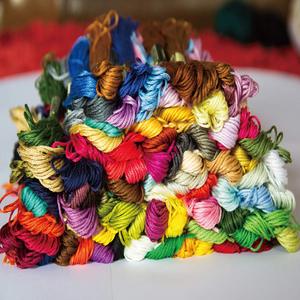 Hilos de Bordar de Algodón para Punto de Cruz Hechos a Mano, 24 Colores, 8m - Product Image 5