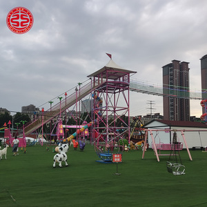 Manèges de parc d'attractions, aire de jeux extérieure pour enfants, jeux pour enfants, pont suspendu, aire de jeux extérieure, <span class=keywords><strong>filet</strong></span> d'escalade pour enfants, articles d'amusement - Product Image 5