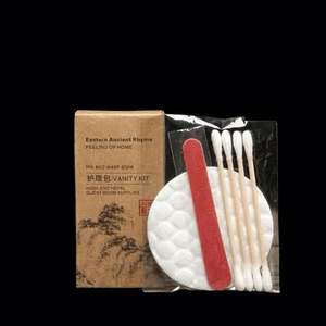 Set de Baño Desechable de Lujo para Hotel 5 Estrellas, Kit de Afeitado Personalizado, Gorros de Ducha, Champú y Acondicionador, Artículos de Aseo - Product Image 1