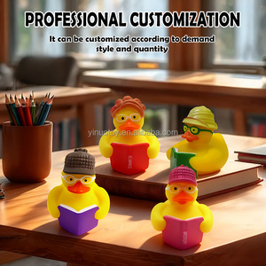 Mini canard en caoutchouc personnalisé, jouet <span class=keywords><strong>de</strong></span> bain flottant qui couine, PVC vinyle, étiquette privée, approuvé EN71/ASTM, vente en gros en vrac pour les <span class=keywords><strong>jeux</strong></span> <span class=keywords><strong>de</strong></span> <span class=keywords><strong>baignoire</strong></span> - Product Image 4