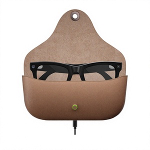 Smart AI <b>Glasses</b> 8MP HD <b>Camera</b> Video Recording Voice Call <b>With</b> Charging Case Intelligent AI Translation <b>Glasses</b> - Product Image 1