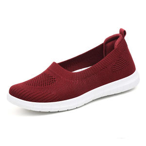 Women's Comfortable Lightweight <b>Slip</b>-<b>On</b> Loafers Mesh Upper Soft PVC Outsole Stain Resistant Casual Walking <b>Sneakers</b> Sporty Style - Product Image 4