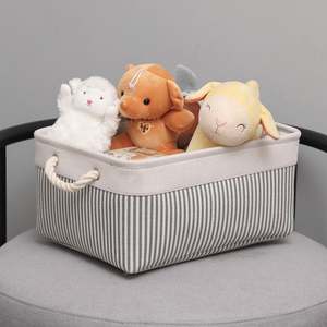 Panier de rangement en tissu grand et pratique pour la décoration de la maison 2025, pour organiser les vêtements, les boîtes - Product Image 4