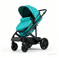 Poussette bébé 3 en 1 chinoise, pliable facilement, avec siège auto, poussette à double sens de déplacement