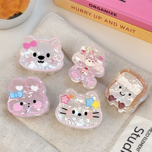 Yi Yhj Vrouwen Haaraccessoires Cartoon Lieve Kat Konijntje Haarclip Mini <span class=keywords><strong>3</strong></span>.5Cm Pvc Klauw Clip Zijclip Pony Voor Kid Groothandel - Product Image 4