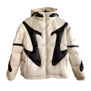 men white shinny varsity bomber cropped for waterproof custom logo solid 700 down winter coat baby blue puffer jacket