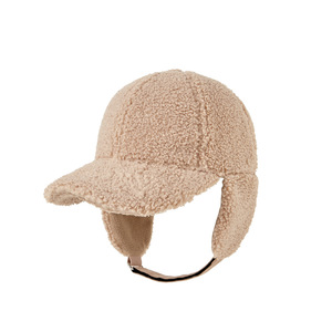 Casquette de baseball unisexe en polaire avec cache-oreilles, chapeau chaud coupe-vent à visière pour l'automne et l'hiver, utilisation en extérieur - Product Image 1