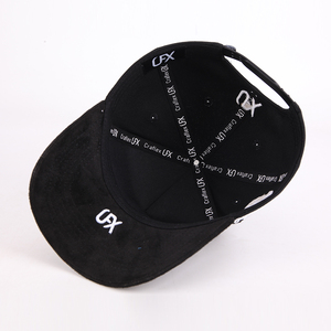 Bán Buôn Tùy Chỉnh Thiết Kế Rhinestone Da Lộn Thể Thao Mũ 5 Bảng Điều Chỉnh Thêu Ngoài Trời Mũ Bóng Chày Với Suede Brim - Product Image 6