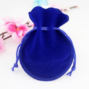 Sac à poussière pour bijoux en velours avec cordon de serrage, taille et forme personnalisées, impression de logo, pour bracelets, colliers, rangement et emballage de cosmétiques - Product Image 2