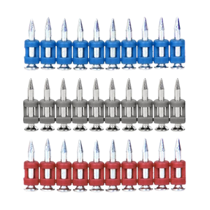 Clavos de Acero Teñido de Azul de Grado Industrial Marca SOTTS, 1-1/4 x 109 Pulgadas, para Concreto, Gas, Anillo de Fijación, Cabeza de Clavo, Doble Espiral, con Púas - Product Image 1