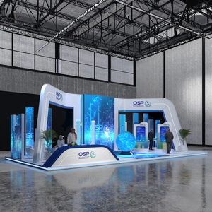 Cabina plegable portátil de madera reciclada personalizada, exhibición interior exclusiva para exposiciones, diseño de cabina gratis - Product Image 5