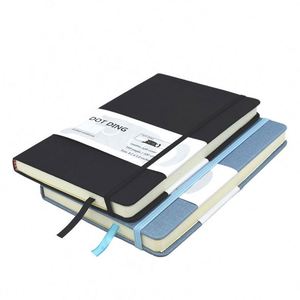 A5 Custom Logo Leather Hardcover Planner <b>Journal</b> with 100 Sheets Digital Printing Thermal Binding BSCI Certified Gift - Product Image 3