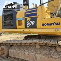 Excavatrice Komatsu PC500 d'occasion, d'origine japonaise, 50 tonnes, grande pelle sur chenilles pour projets miniers, carrières et construction - Vente chaude
