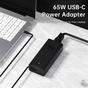 65W USB-C veloce PD caricatore per Laptop QC3.0 tipo C adattatore di alimentazione per Dell Chromebook Asus <span class=keywords><strong>Lenovo</strong></span> HP MacBook - Product Image 2