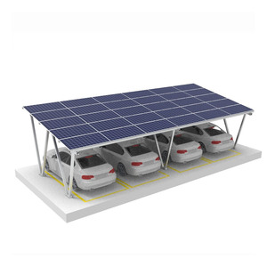 Structure solaire photovoltaïque <span class=keywords><strong>de</strong></span> type W JCHX, abri <span class=keywords><strong>de</strong></span> voiture imperméable, conception personnalisée, installation <span class=keywords><strong>de</strong></span> <span class=keywords><strong>panneaux</strong></span> solaires pour abri <span class=keywords><strong>de</strong></span> voiture - Product Image 2