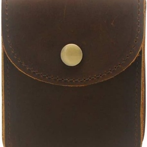 Personalized Leather Playing Card Case Storage Box Single Deck Leather Playing Card Pouch Holder for Poker and Bridge - Product Image 6