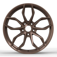 Jantes Corvette VS-5RS forgées sur mesure en bronze satiné, 18-20 pouces, 5x112, 5x114.3, 5x120, déport de 40 mm pour C6, C8, Z06, C7 Stingray, Z51, ZR1