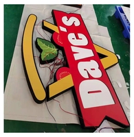 Letras de Canal Iluminadas de Acrílico y Acero Inoxidable 3D para Rótulos Comerciales Exteriores, Letras con Iluminación Frontal LED para Decoración de Logotipos
