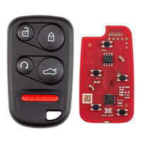 Remote Kunci Mobil Universal Xhorse Xk Series XKHO23EN 4 Tombol 2nd Auto 315mhz 433mhz untuk Ahli Kunci