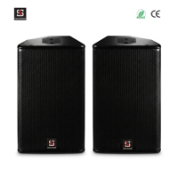 Sistema de Altavoces PA PS-12 Pro de 12 Pulgadas y 450W, Equipo de Sonido Profesional para Eventos en Vivo y Exteriores