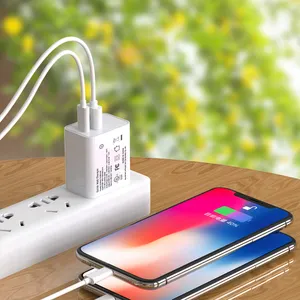 Ul Fcc Gecertificeerde Amerikaanse Stekker Lader Power Adapter 20W Qc3.0 Usb Type C Pd Snelle Oplader Voor I Phone 13 Pro Max