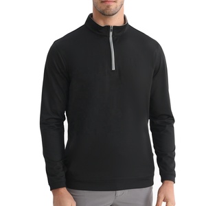 Polo Marrón De Manga Larga Con Cremallera Corta De ONLY & SONS