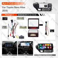 Autoradio multimédia 12,3 pouces, lecteur vidéo, Carplay sans fil, écran pour Toyota Hilux 2015, écran tactile vidéo