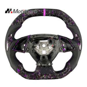 Volant personnalisé en fibre de carbone forgée violette pour Chevrolet Camaro SS 1SS 2SS ZL1 LT1 Coupé 2014-2024 - Amélioration de l'intérieur - Product Image 1