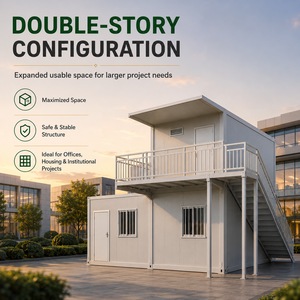 บ้านสำเร็จรูป NewGen Tiny Homes ขนาด 20 ฟุต สองชั้น แบบโมดูลาร์ โครงสร้างแข็งแรง พื้นที่ใช้สอยขยายได้ ดีไซน์ทันสมัยสำหรับใช้ในบ้าน - Product Image 1